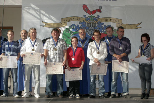 Szilvanap M-i Pálinkaverseny díjazottjai 2012